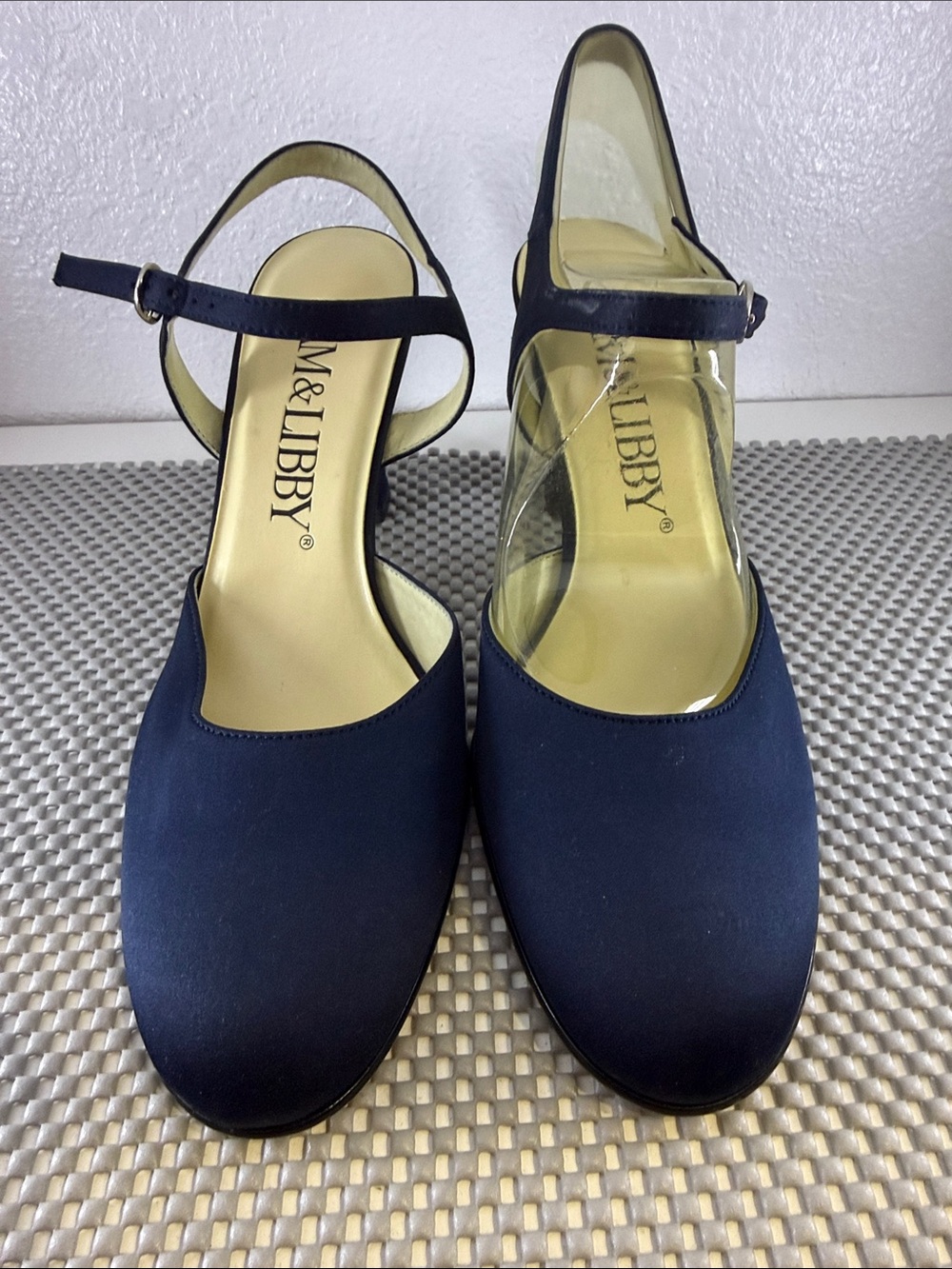 Sam & Libby Navy Mary Jane Slingback Heels